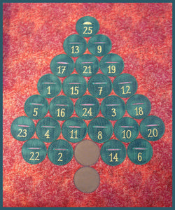 SS029 Free Advent Calendar and Bundles of 5 Ornaments for $8.00 Each or as 1 package for $35.00.