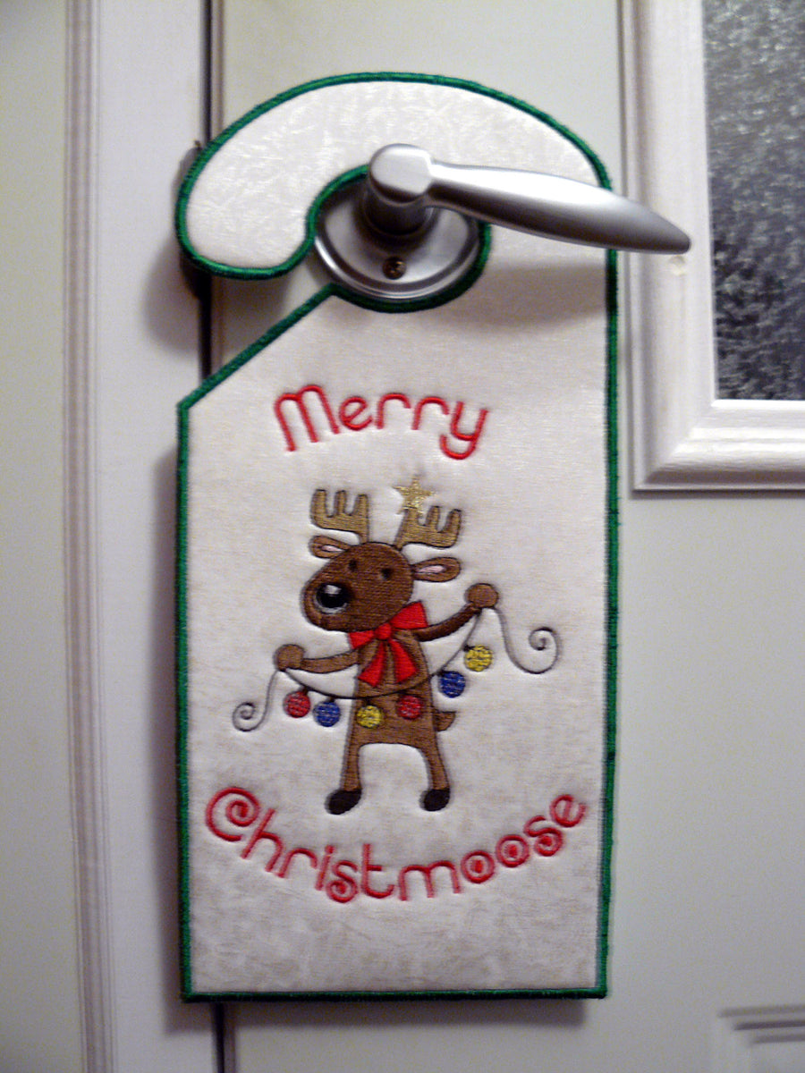 FP003 Christmoose Star Hangers Sew Special