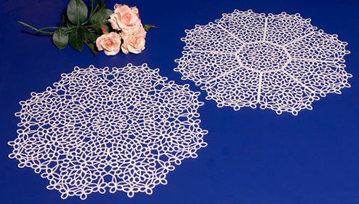 E130 K-Lace™ Faux Tatting Bowls, Doilies and Faux Tatting Bundle