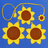 E669 Sunflowers for Ukraine.  19 files of Sunflowers and Leaves for $12.00