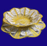 E545 3D Butterfly Bowl ($15), Doily($15) and Bowl/Doily Bundle with Organza ($20)
