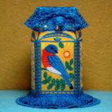 E616 Bluebird Quart Mason Jar & Lid Cover $20