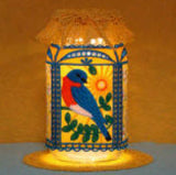 E616 Bluebird Quart Mason Jar & Lid Cover $20