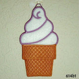 E614 Ice Cream Cone Gift Pockets