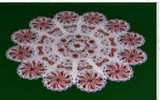 E116 K-Lace™ Peppermint Bowl (E114) and Doily (E115) (4"x 4" hoops)