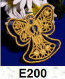 E202 3D Pocket Angels with Organza K-Lace™ Bundle (incl. E198-E201)