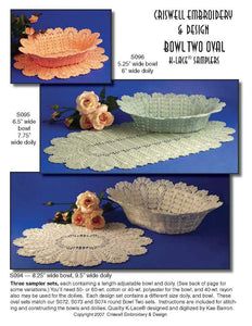 E258 Bowl Two OVAL K-Lace™ Set (includes 257)