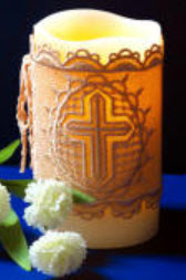 E459 K-Lace Easter Egg Candle Corset