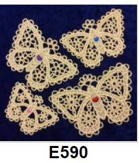 E590 & E591 E590 Birthstone Butterflies E591 Support Ribbon Butterflies