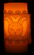 E384-E386 Easter Egg and Bunny Candle Corset Bundle