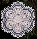 E327 2-Layer In-Hoop 3D Snowflakes For Big Hoops Bundle