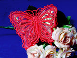 E427 3D Butterflies with Mylar and/or Organza