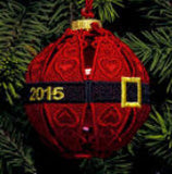 E538 Santa Belt Ornament Cover