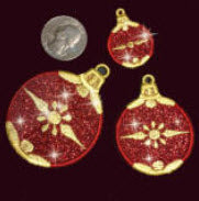E571 Small Ornaments with Fabric