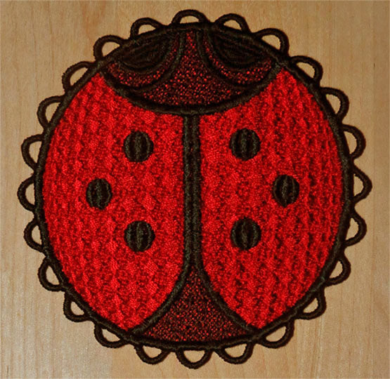 E431 Ladybug Coasters or Ornaments