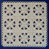 E439 Veronica Ornament Cover, Cross and Star of David